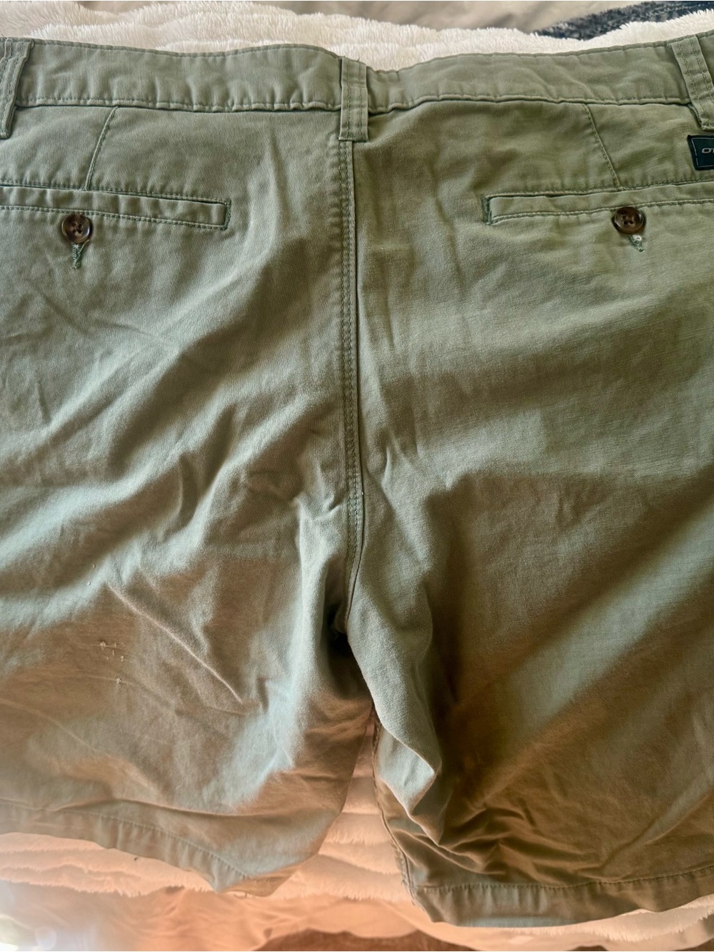 O'Neill Olive Green Flat Front Men's Shorts
